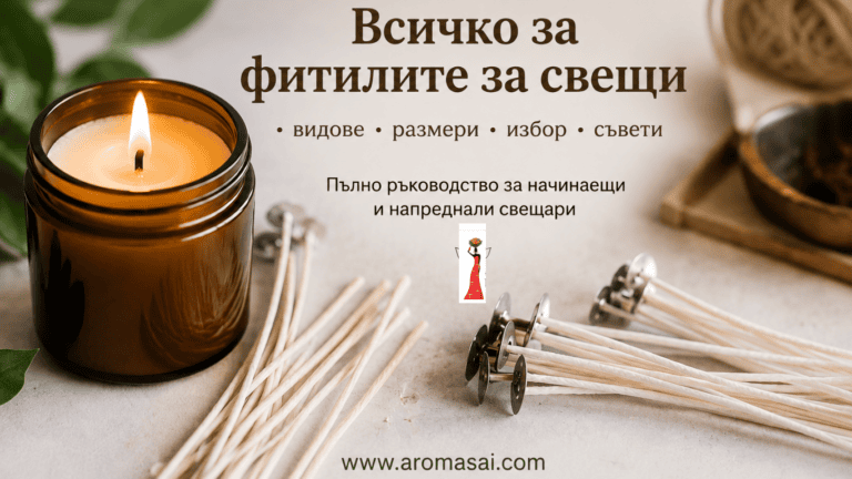 Как да изберем правилния фитил за свещ?